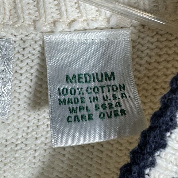 Vintage Cypress Links Golf V Neck Sweater Embroidered - Picture 4 of 5